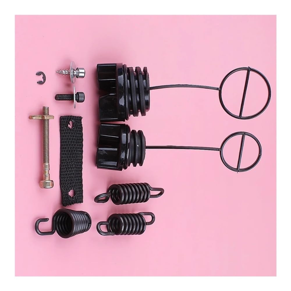 Set Molle ammortizzatori tampone Adatto for 350 351 Tappo Olio combustibile Tendicatena tenditore Candela Motosega Sostituisci Pezzo di Ricambio