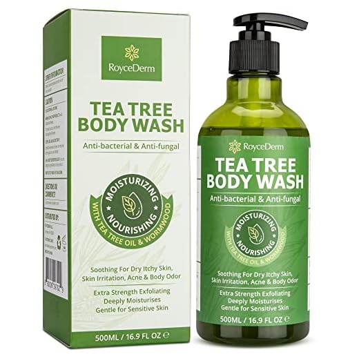 Antifungal Body Wash & Soap, Antibacterial Tinea Versicolor Body Wash, Tea Tree Back Acne, Folliculitis Body Wash, For Jock Itch, Athletes Foot, Body Odor, Ringworm