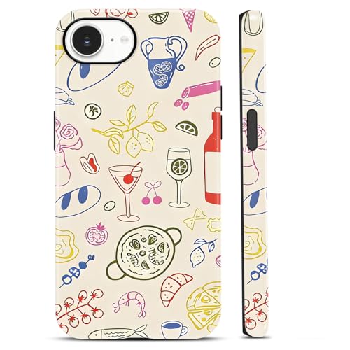 Coque de téléphone mignonne d'été pour iPhone 17e style féminin