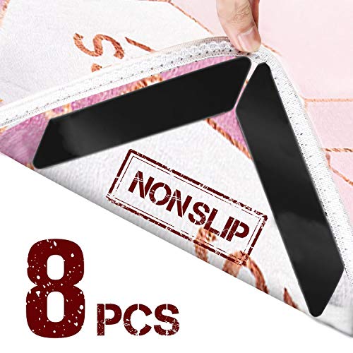PPJew Rug Gripper, Anti Slip Carpet Gripper Pads to Keep Rugs in Place