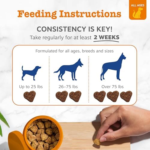 Zesty Paws Multivitamin Treats for Dogs, Glucosamine Chondroitin Joint Support + Digestive Enzymes & Probiotics, Grain Free Dog Vitamins and Supplements for Skin & Coat, Peanut Butter - 90ct — view 3