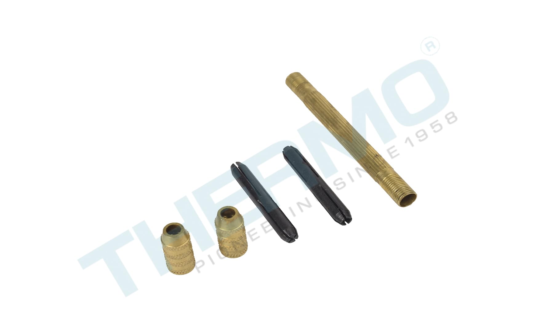 Thermo Pin Vise with 2 Collets (0–2.5mm) – Ideal for Jewelry Making, Watch Repair, Beading, Carving & Hobby Use. Made of Brass - Made in Bharat -(5 Pieces) 2