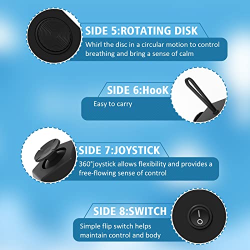 Fidget Dodecagon –12-Side Fidget Cube Relieves Stress And Anxiety Anti Depression Cube For Children And Adults With Adhd Add Ocd Autism (A1 Black) #TOP5