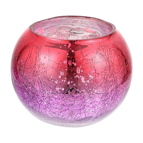 Cabilock Candle Retro Candlestick container wedding lamp holder glass shelf romantic Aromatherapy vintage candle jar decorate Glass fragrance Glass candlestick holder