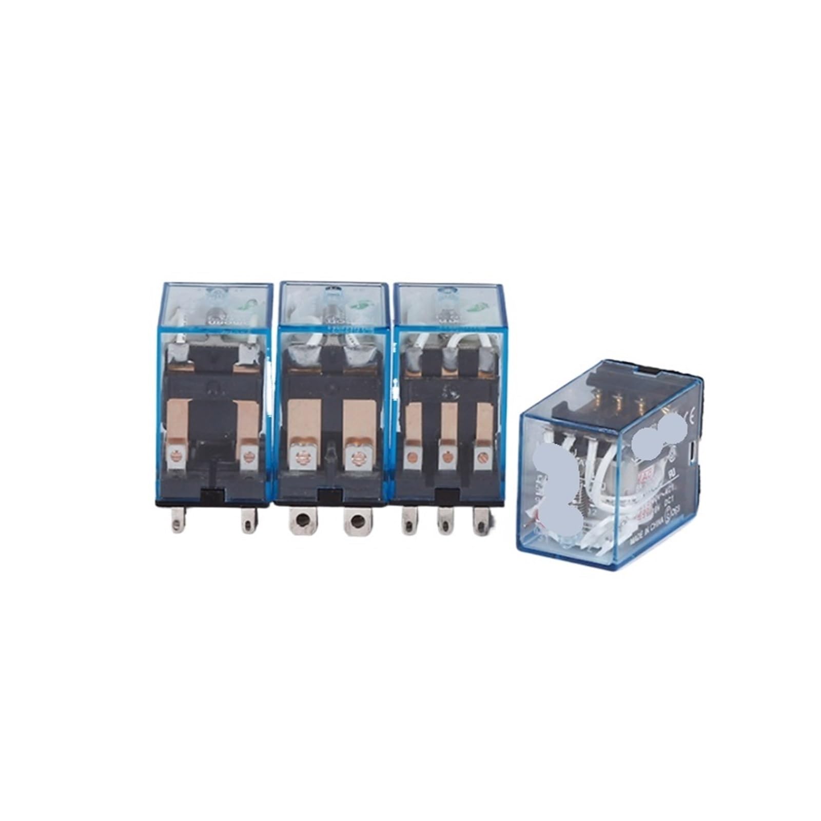 Relais CA 220V DPDT commande bistable avec contacts inverseurs