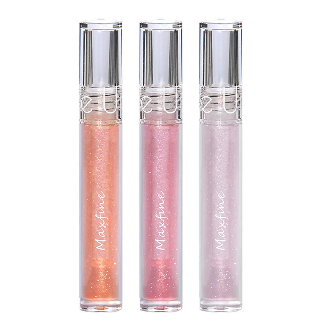 Lip Plumper Gloss Set,Moisturize & Volumize Lips Instantly for Thicker & Fuller Lips,Glossy Finish Lips Water Gloss for Daily Use,Lip Care Serum Hydrating &Reduce Fine Lines Lip Enhancer
