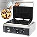 GXFCHYL 1500W Commercial Waffle Make 10 Grids Electric Waffle Iron Non-Stick Industrial Belgian Waffle Maker Machine Stainless Steel Temperature and Time Control for Restaurant Snack Bar
