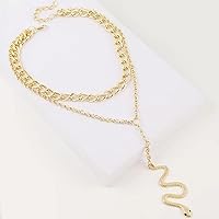 Vista 6 de Collar de pulsera de serpiente para mujer, pulsera de serpiente flexible, gargantilla de serpiente para fiesta de Hollween, accesorios de disfraces