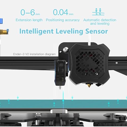 CR Touch Auto Levelling Sensor, Ender 3 V2 CR Touch 3D Impresora Kit para Ender 3 V2 Ender 3/Ender 3 Pro/Ender 5/Ender 5Pro/ Serie con 32 bits V4.2.2/V4.2.7