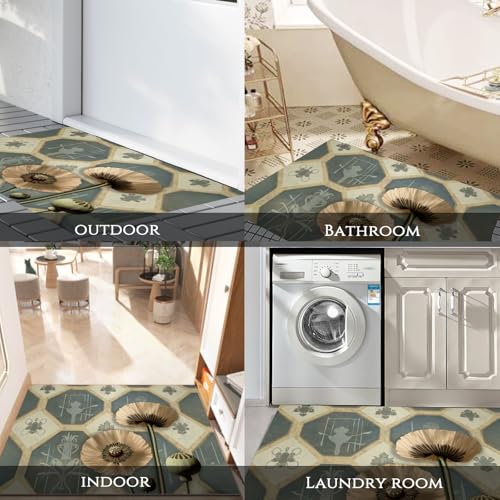 Paillasson lavable en machine tapis entrée intérieur doux - 8