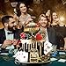 JUYRLE Casino Cake Toppers - Decoration With Dice, Poker, Chips, Slot Playing Card Game Theme Cupcake Decor for Las Vegas Night Birthday Party Supplies for Men Women