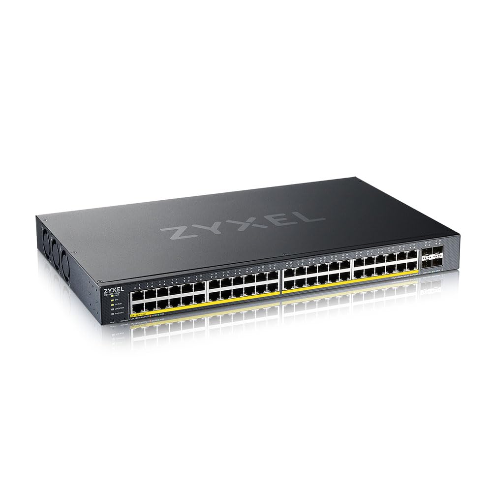 Zyxel Nebula Switch Smart Managed Ethernet Gigabit 48 porte con 4 slot SFP + 10G e modalità Cloud ibrida [XGS1935-52]