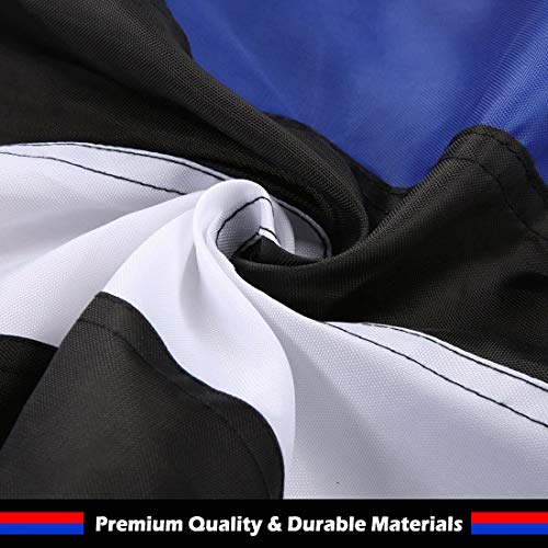 Winbee Thin Blue Line And Thin Red Line Flag 3X5 Ft With Embroidered Stars And Sewn Stripes, Long Lasting Nylon, Uv Protection Perfect For Outdoors #TOP5