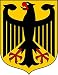 Germany German Coat of Arms bumper sticker 4" x 5"
