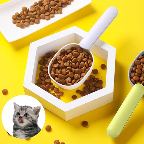HTRTRR Messbecher und Löffel für Hundefutter, Waage für Katzen und Hunde