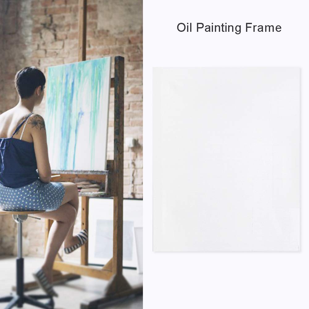 Cadre en Toile, Autres Fournitures d'art, Civière en Toile de Lin mélangé pour Peindre, Cadre de Peinture en Bois 40x50cm, pour Débutant