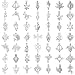 20pcs Mix Stainless Steel Tones Alloy Bead Cage Pendant - Add Your Own Pearls, Stones, Rock to Cage,Add Perfume and Essential Oils to Create a Scent Diffusing Locket Pendant Charms