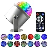 Party lights Strobe Stage Lights Disco DJ Lights Sound Activated with Remote Control Projection Effect for Karaoke KTV Club Parties Wedding Bar Festivals Stage Birthday Dancing Christmas