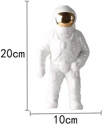 Miniatura 3 de Figura de astronauta de cerámica de astronauta modelo de astronauta, adorno de astronauta, figura interior de automóvil para decoración de mesa de