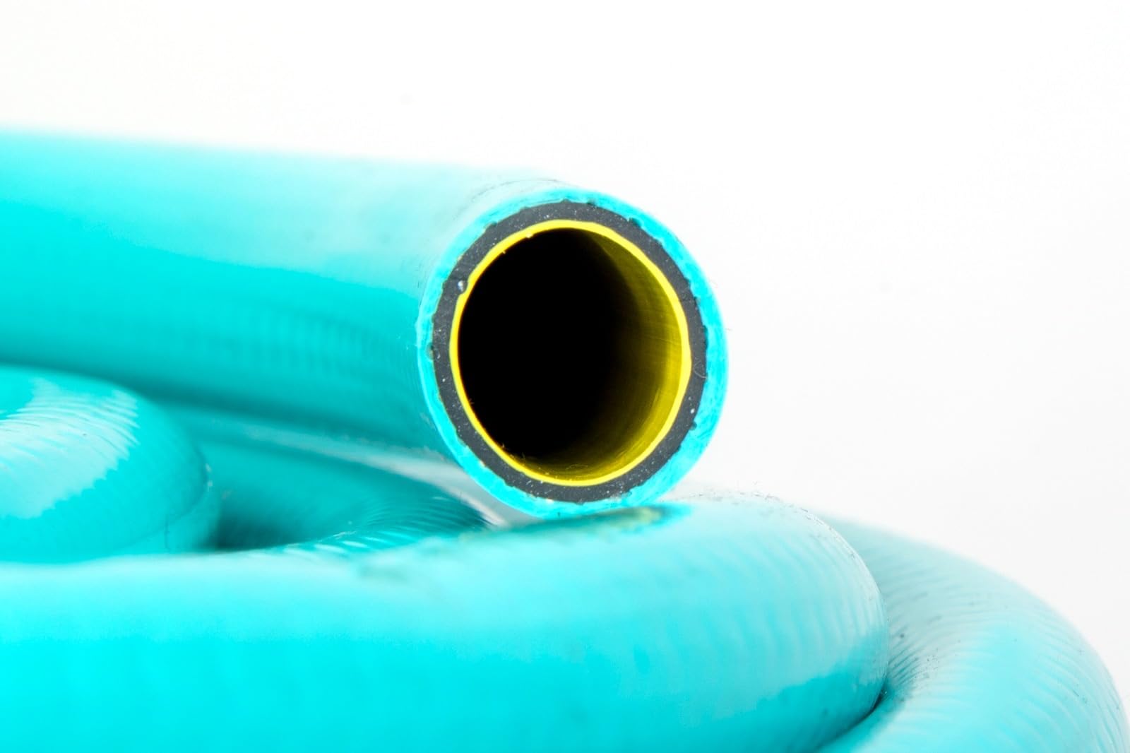 Tubo BRIGHT per Irrigazione, Ø12,5mm (1/2"), 4 Strati, Antitorsione, Resistente UV, Verde Acqua (50M)