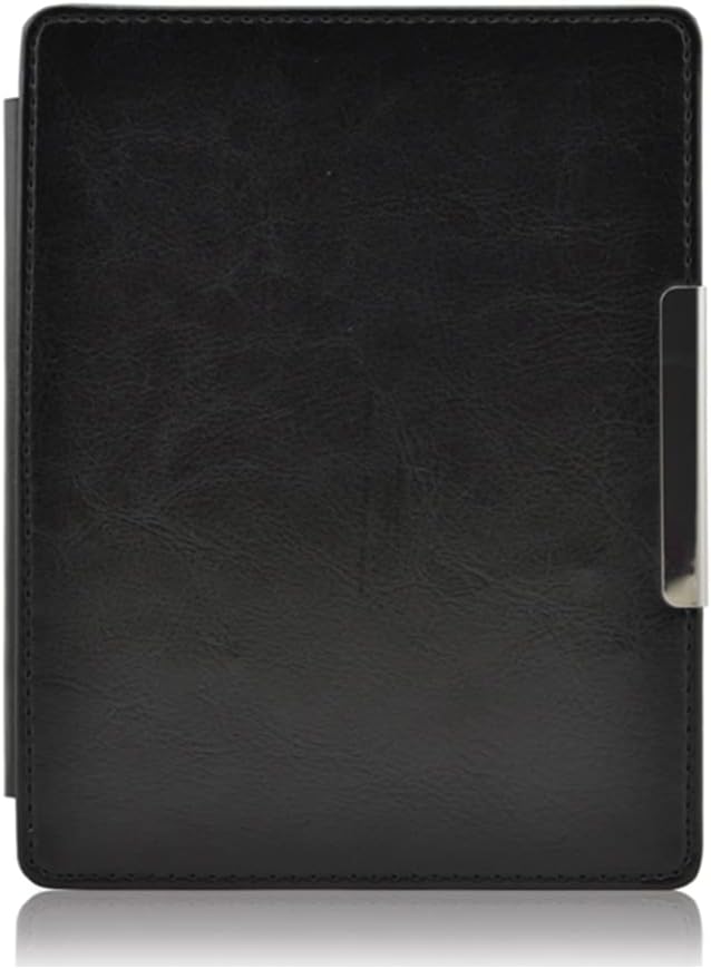 PU R64 Leather Magnetic Cover Case Compatible with Kobo 2013 Aura 6" N514 e-Book eReader Smart Shell (Color : Black)