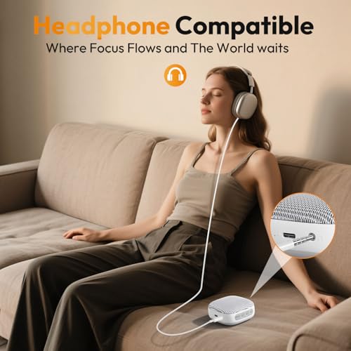 Mini máquina de sonido portátil HOMEBEST con conector para auriculares 5