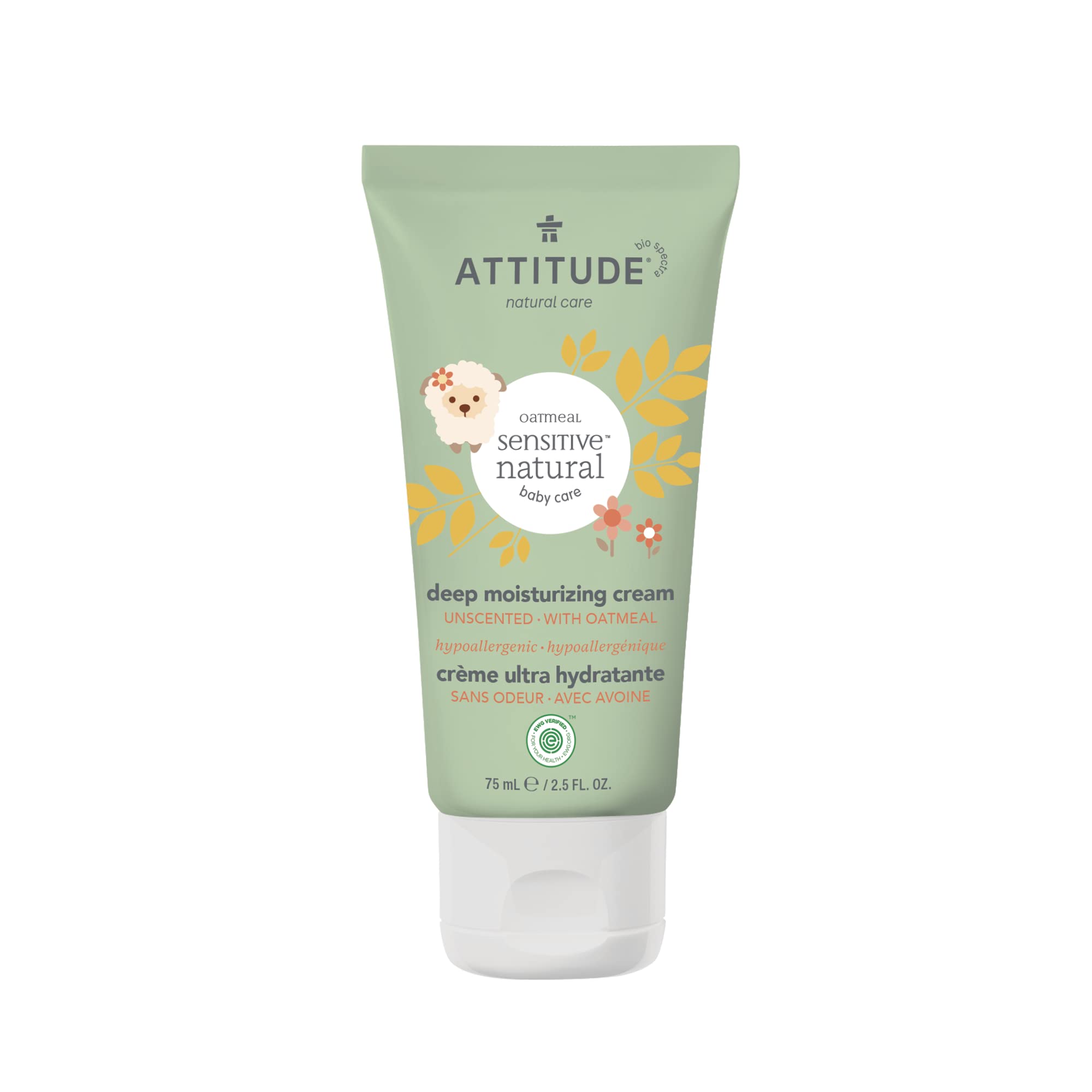 ATTITUDE Deep Moisturizing Body Cream, Plant and Mineral-Based Ingredients