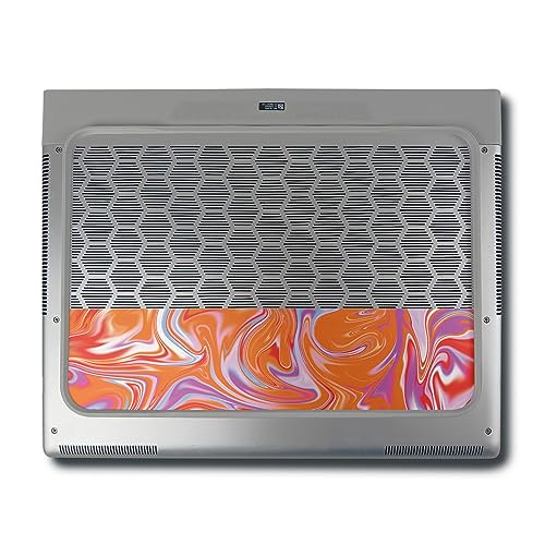 Image of MightySkins Skin Compatible with Alienware X16 R1 (2023) Full Wrap Kit - Orange Swirl | Protective, Durable, and Unique Vinyl Decal wrap Cover | Easy to Apply & Change Styles | Made in The USA