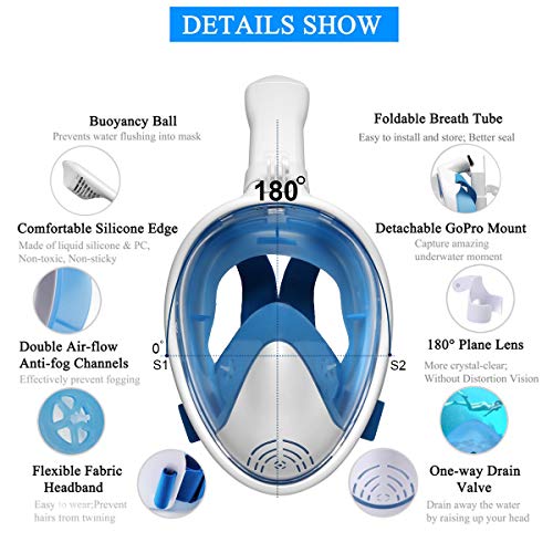 DOBEE Maschera Subacquea, Maschera da Snorkeling