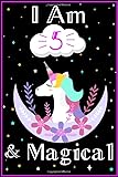 I am 5 & Magical Unicorn Journal Notebook: 5 Years Old 5th Birthday Gift for Girls and Daughter - Unique Bday Present Ideas for Five Years Old Granddaughter, Sister, Friends Daughter, Niece & Kids