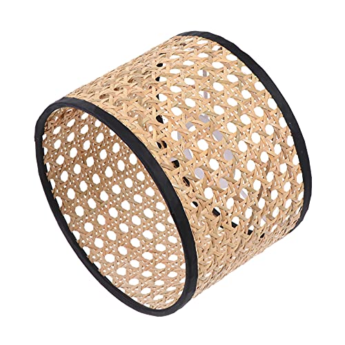 Uonlytech Vintage Decor Woven Tree Lamp Lamp Shade Country Cottage Table Lamps Chandelier Lamp Shades Rattan For Living Room Bedroom Black Lamp Shade Kitchen Lamp Parts Green Decor #TOP26