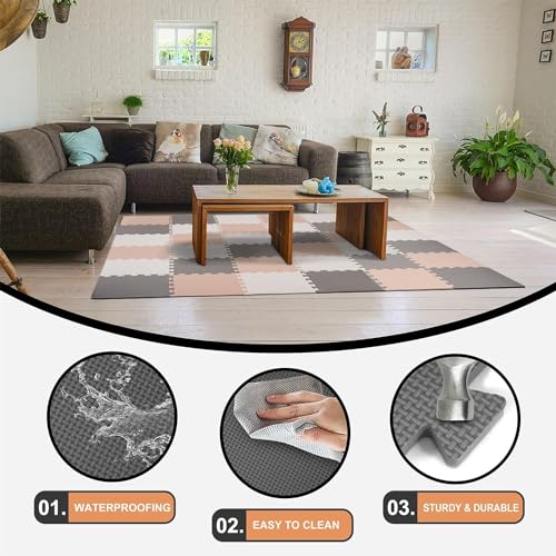 image for BalanceFrom Fitness 36 Tile Thick Non Slip Interlocking EVA Foam Kids 