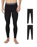 Men's 2-Pack Performance Lightweight Thermal Baselayer Legging Pant