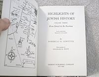 HIGHLIGHTS OF JEWISH HISTORY, Volume 3: From Daniel to Rambam With Exercises, Projects, and Games 0884826279 Book Cover