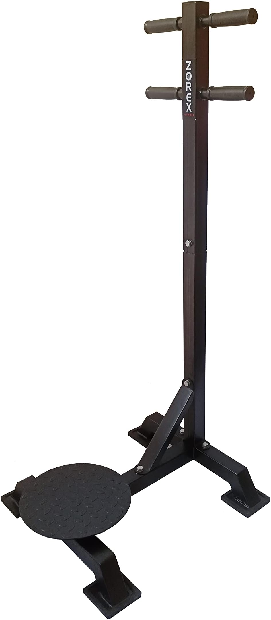 Zorex Fitness ZF-108 Heavy Duty Standing Twister Along with Double Handles Abs Workout Equipment Weight Loss Machine Stomach Exercise Equipment Home Gym Tummy Twister Stand for Unisex (Black)