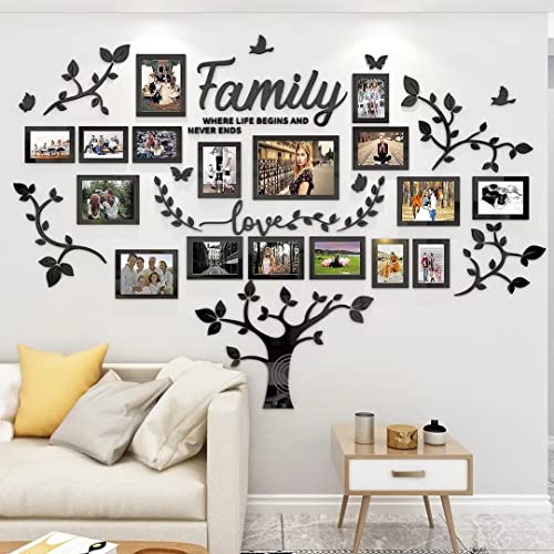 Handschnitzen Stammbaum Bett/Wohnzimmer Vinyl Kunst Zuhause