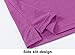 BGOWATU Women's Golf Polo Shirts Sleeveless Zip Up Collarless UPF 50+ Tennis T-Shirt Lightweight Quick Dry Rose Purple M