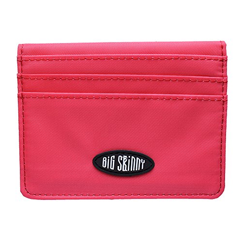 Image of Big Skinny Yorker ID Slim Wallet, Holds Up to 24 Cards, Coral