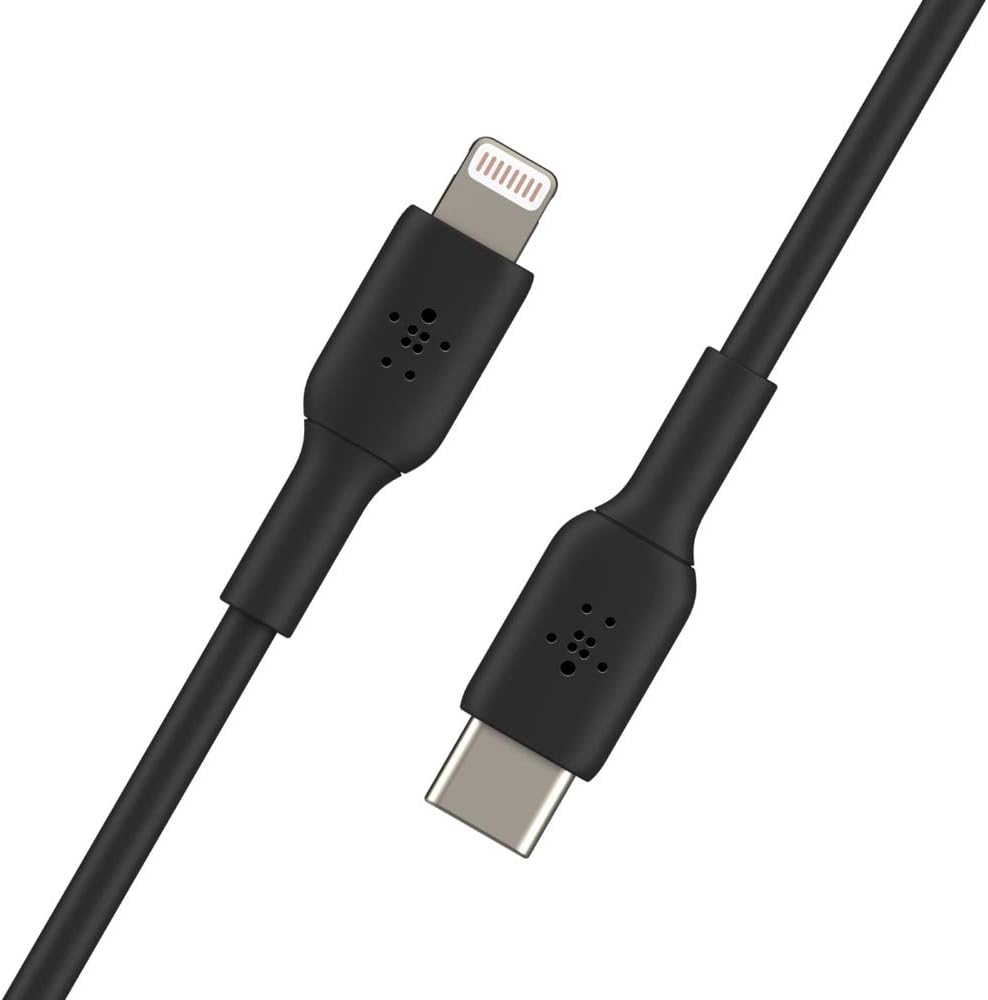 ORANGLES Belkin USB-C to Lightning Cable Price in Qatar – Fast Charging iPhone Cable for iPhone 13 & Earlier - detailed closeup view - illustrating benefits - Image 3 of 4 | created for all | Shop Belkin USB-C to Lightning Cable Price in Qatar – Fast Charging iPhone Cable for iPhone 13 & Earlier North Carolina | Free Shipping ORANGLES