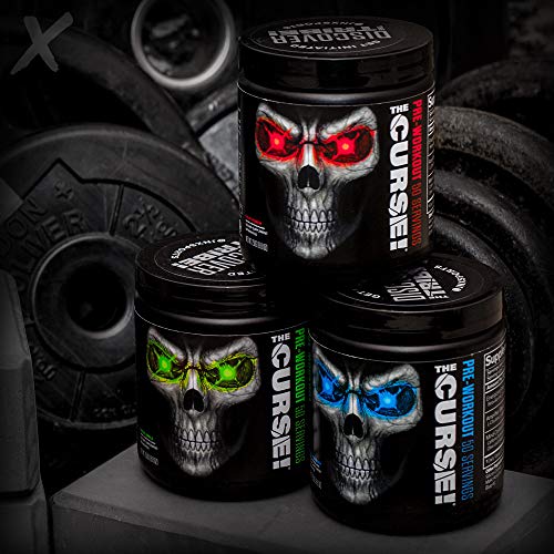 JNX SPORTS The Curse! Pre Workout Powder Increases Blood Flow, Boosts Strength and Energy, Improves Exercise Performance with Creatine … (Blue Raspberry) - Image 5