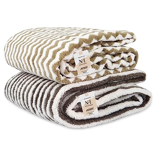 Image of NFI essentials Microfiber Super Absorbent Bath Towel (57 inchx30 inch) Soft Bath Towel for Multipurpose Use for Sports, Travel, Fitness, Yoga, Bathroom, Gym (TOW-3-P1 & P3 (Pack of 2))