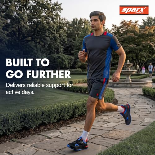 Image of SPARX Sports Shoes for Men - High-Performance Lace-Up Running Shoes with Breathable Comfort, Lightweight Cushioning & Everyday Athletic Support