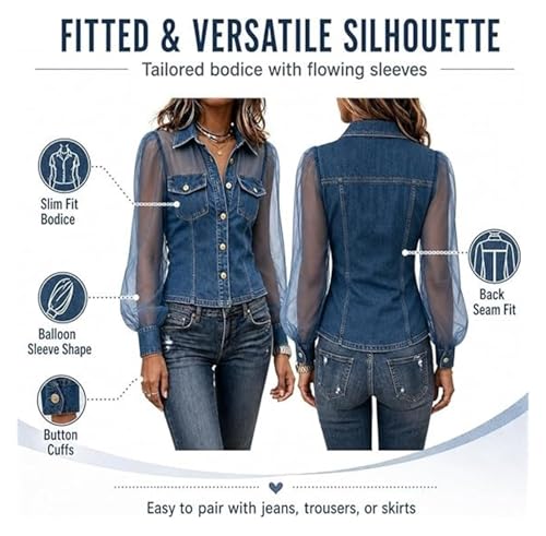 Haut vintage décontracté idéal pour le bureau et les fêtes - 5