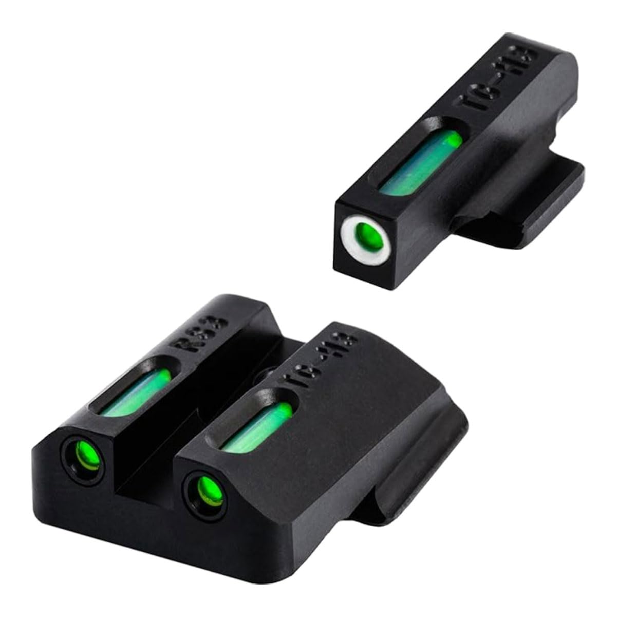 TRUGLO TFX Handgun Sight | Durable Shock-Resistant Compact Brightly Glowing Tritium &amp; Fiber-Optic Xtreme Day/Night Sight for Handguns