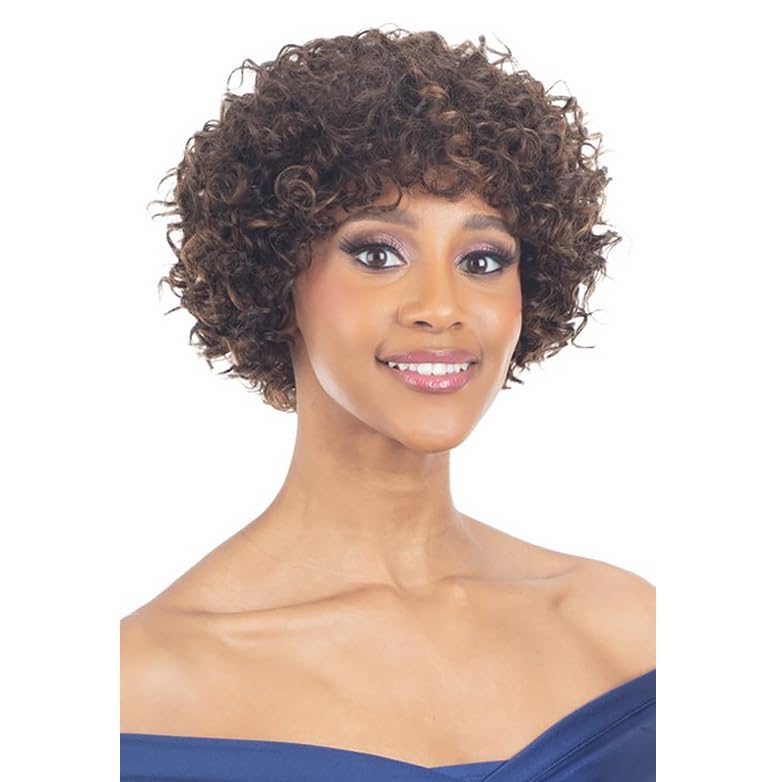 FREE TRESS Shake N Go Naked Brazilian Natural Human Hair Premium Wig - Ellie (P4/30)