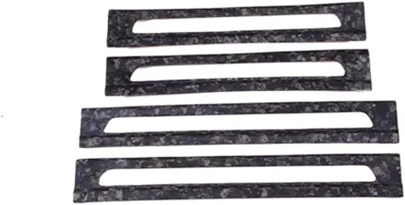 Carbon Fiber Car Threshold Door Sill Trim Strip Welcome Pedals Protection Stickers Compatible For Maserati Grecale 2022-2023 Accessory (Color : Outer Door Sill-01)