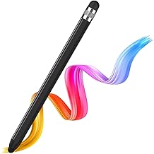 Elfora 2 in 1 Tablet Stylus Pen for All Touch Screens Devices | Fine Point Tip | High Sensitivity &amp; Precision Capacitive Pen with Compatible for iOS, Android, and Windows &ndash; Black