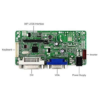 VSDISPLAY 7 7inch 1280x800 IPS LCD Screen N070ICG LD1 with VGA+DVI LCD Controller Board