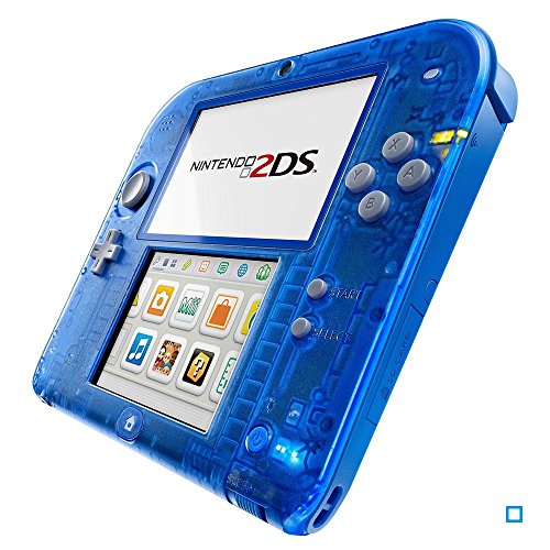 Console Nintendo 2DS bleu solide contre les casses d'écran transparent