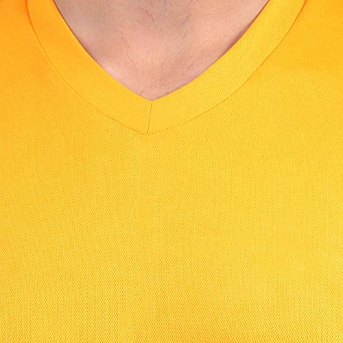 Image of Stylish Regular Fit Plain Men's V-Neck Half Sleeve T-Shirt